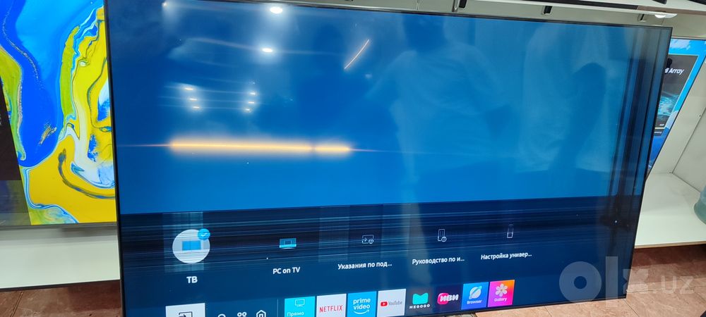 Телевизор Samsung 65 бу есть полоса на экране