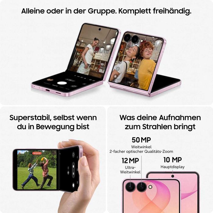 Samsung Galaxy Z Flip 8 F776B 5G Dual Sim 12GB RAM 256GB - Cream, Graphite, Pink Нов! 2г. Гаранция!