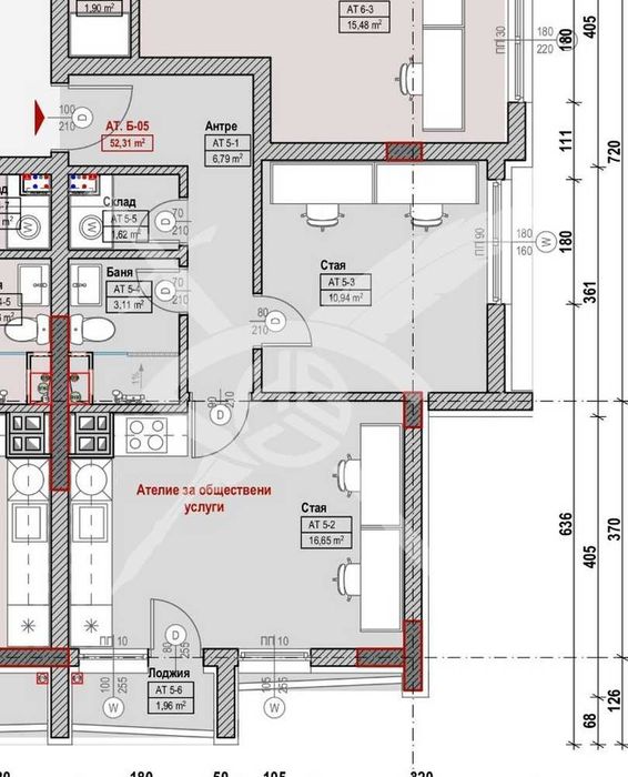 Продава се Двустаен апартамент в София, Младост 3 - 53 кв.м за 2019 €/кв.м - Снимка #3
