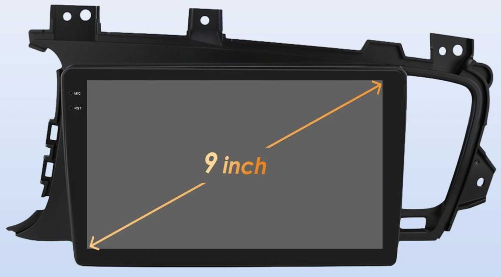 Мултимедия 9″ Android 14 за KIA K5 CARPLAY навигация RDS DSP GPS