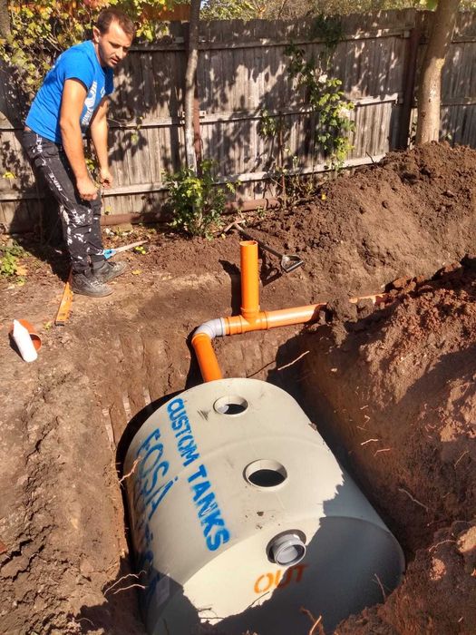 Fosa septica ecologica omologata cu montaj Bacau de la 1000 L