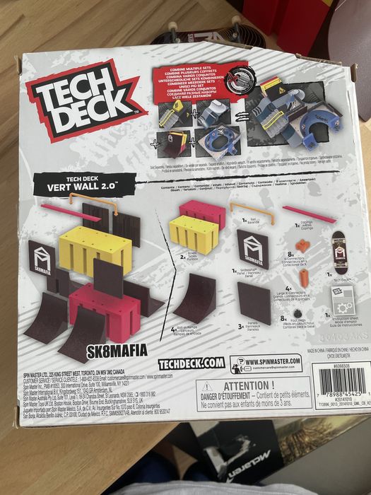 Rampă și Skateboard Tech Deck