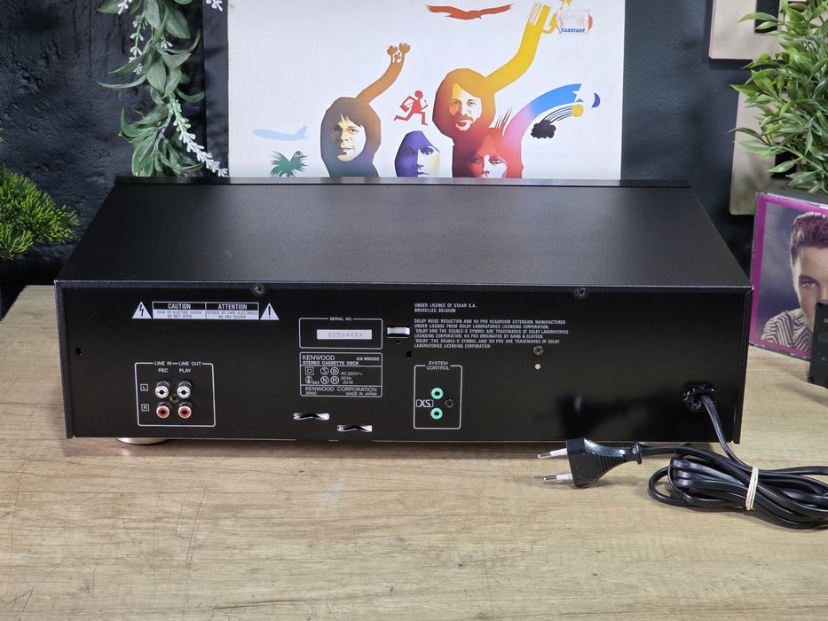 Casetofon deck  KENWOOD kx-w6020, dublu casetofon,  stereo hifi recorder