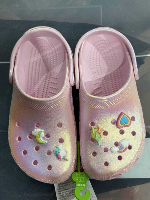 Crocs Classic Unicorn Iridescent Shimmer Clog! Оригинал 100%!