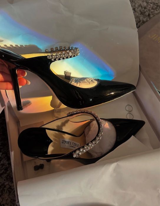 Pantofi Jimmy choo bing 100 piele naturala pe stoc