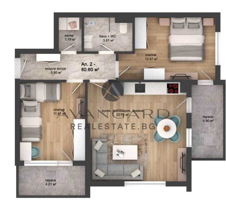 Продава се Тристаен апартамент в Пловдив, Кършияка - 145 кв.м за 1077 €/кв.м - Снимка #8