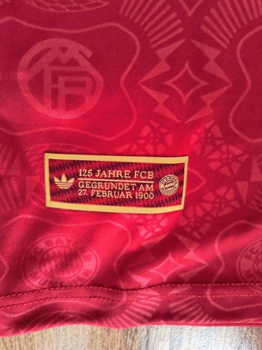 Bayern Munich Adidas 125 Year Anniversary Jersey Small Musiala