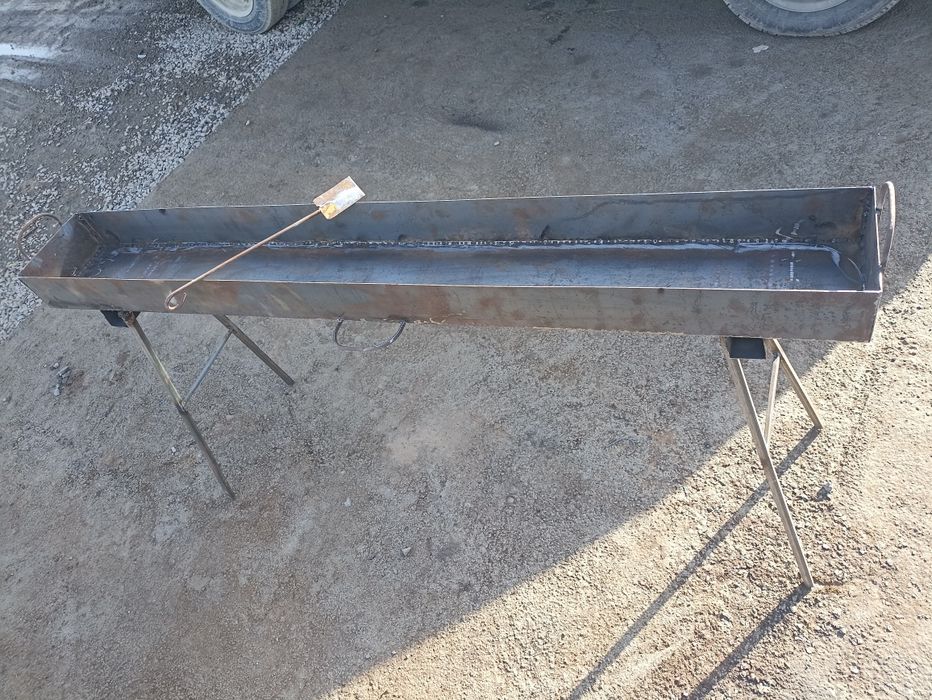 Мангал шамбур палчка табуреткасымен бар