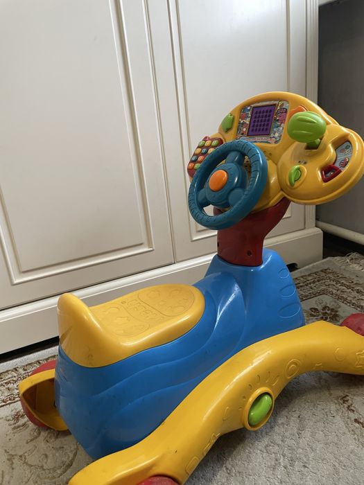 Vtech качалка-каталка, музыкальный руль