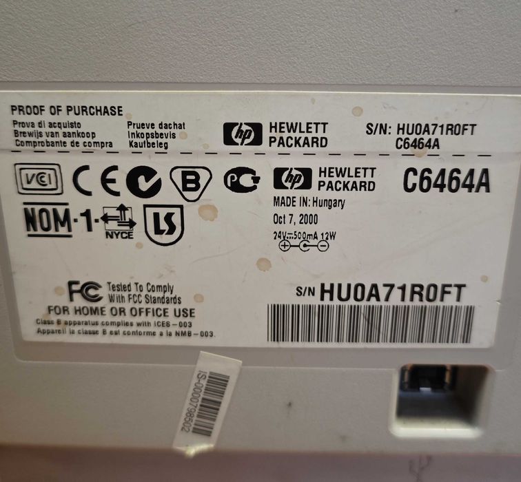 Принтер струйный цветной HP DeskJet 640C