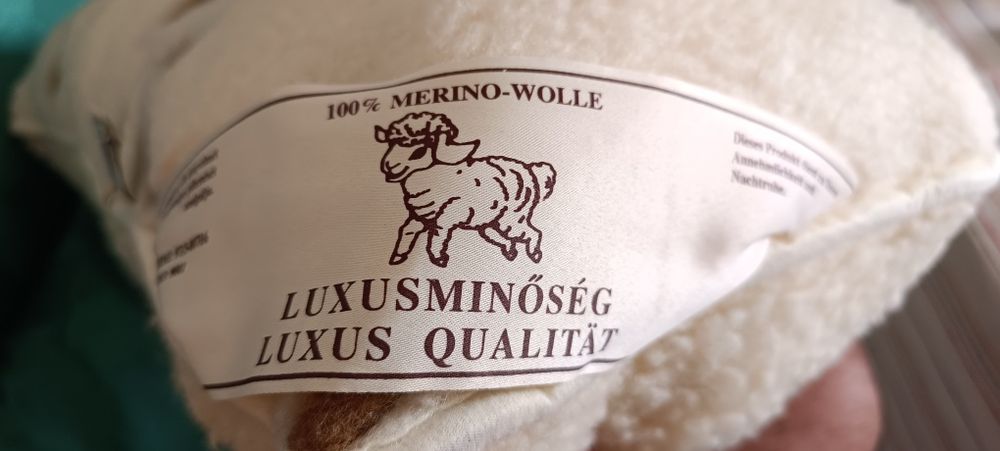 Vand set patura + doua perne - lana Merinos