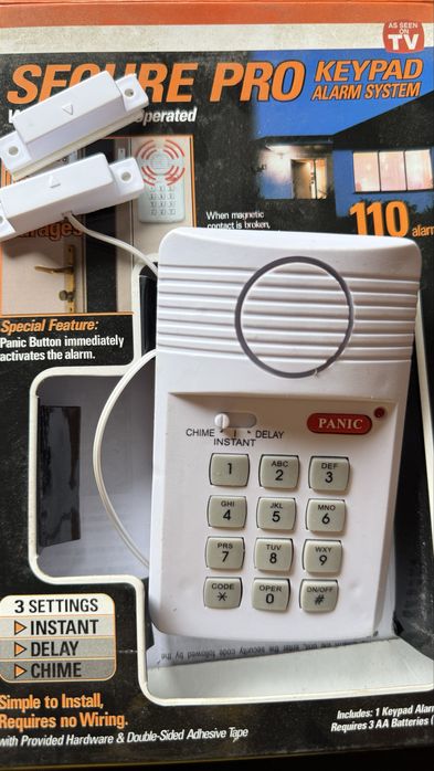 Sistem de alarma pe baterii