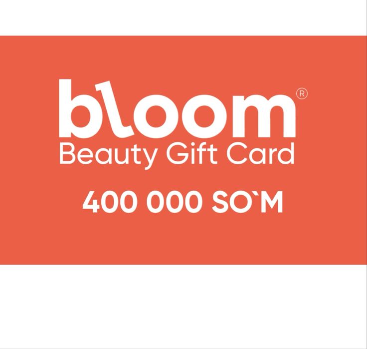 Подарочний сертификат bloom
