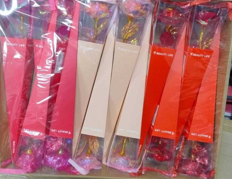 Артикул комплект - роза декоративна 36см