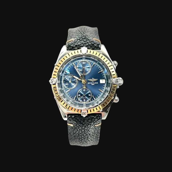 Breitling Chronomat 18k Gold & Steel Valjoux 7750 chronograph
