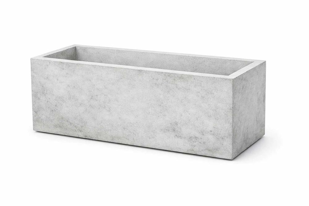 Jardinieră din beton 120×50×50 cm