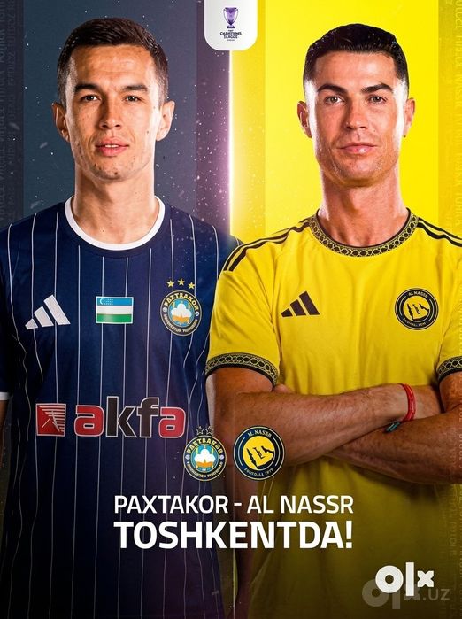 Пахтакор vs Ал Насср билет бор 26-сектор ва 44-сектордан. Срочна !