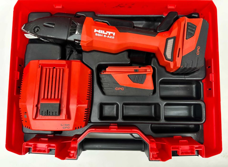 Hilti SSH 6 - A22 - Акумулаторна ножица за ламарина като нова!