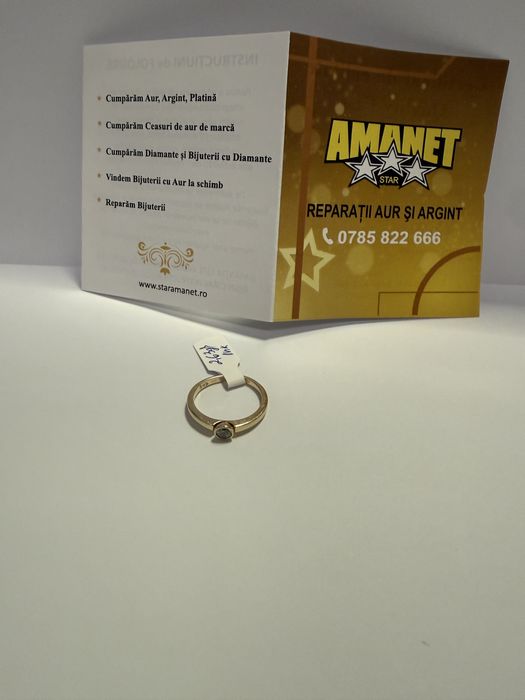 Inel cu piatra (vl) star amanet
