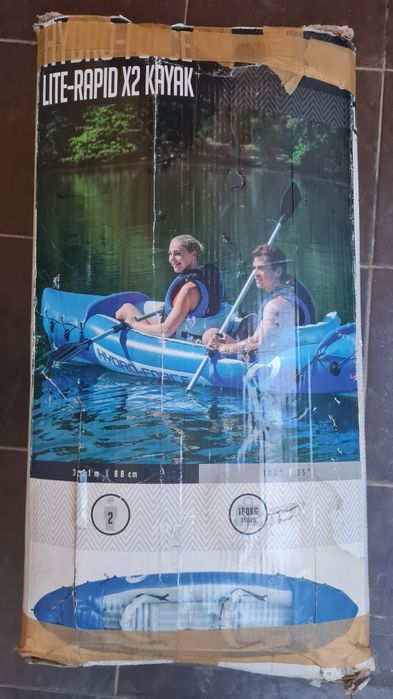 Надуваем каяк за двама - Bestway HYDRO-FORCE RAPID X2 KAYAK - 3,28м/0,88м