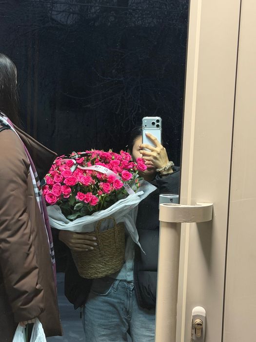 цветы, кустовые розы