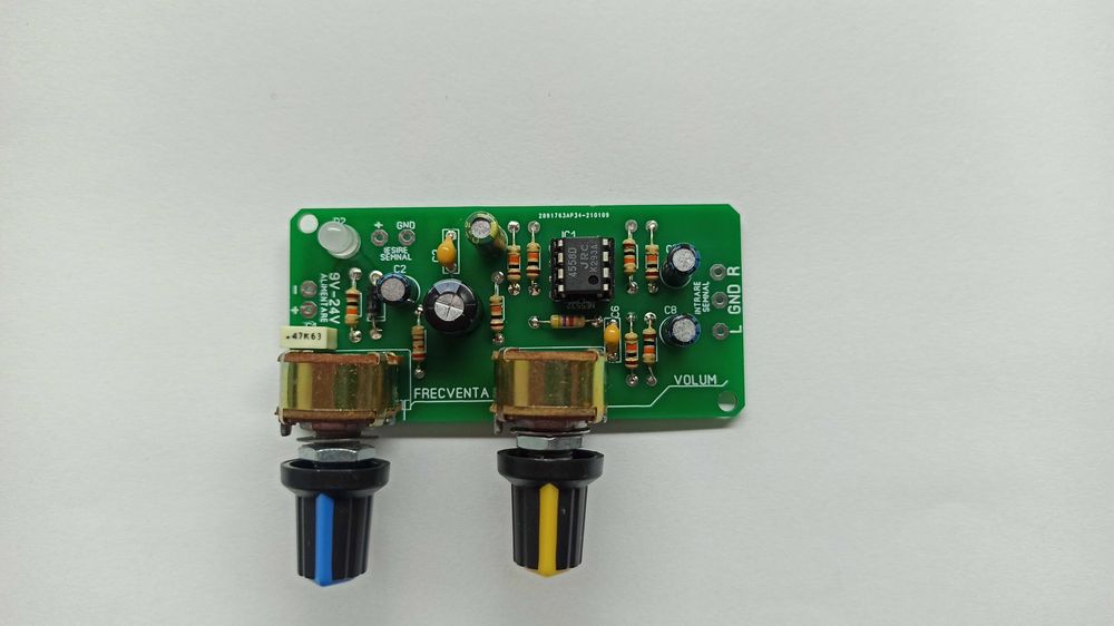 Filtru audio subwoofer trecere joase LPF low pass filter