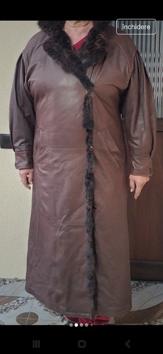 Palton piele dama