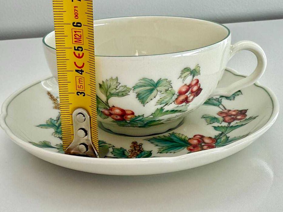 Порцеланов сет чаша с чинийка за чай Seltmann Weiden Bavaria Germany