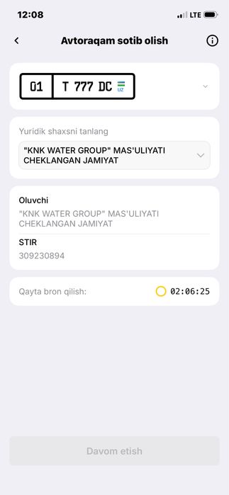 Avtoraqam xizmati auksion nomer olib beramiz sugurta tonirovkayam bor