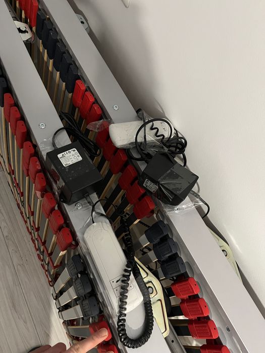 Rama pat dublu 200 pe 200 cmm. + 2 paturi electrice cu telecomanda