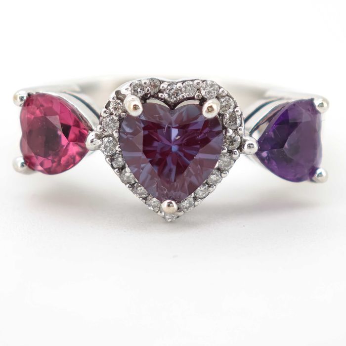 Inel aur 14k cu alexandrite 2.25ct