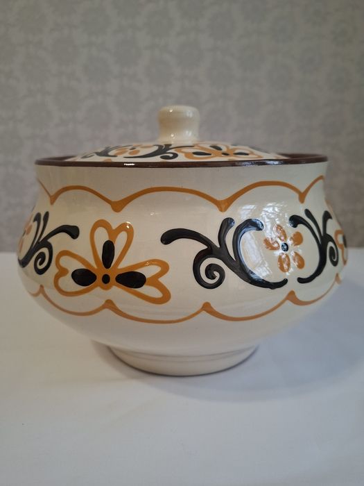 Керамический горшочек, супница СССР