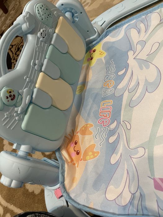 Развивающий музыкальный коврик для малышей