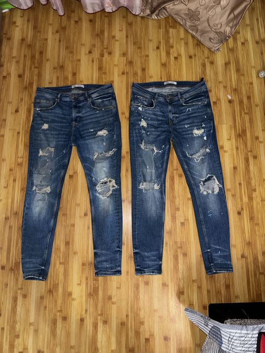 Blugi zara albastri diferite marimi