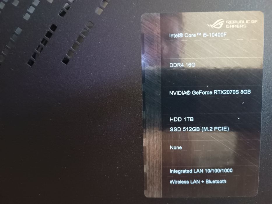 Компютър ASUS G15CK-WB011T