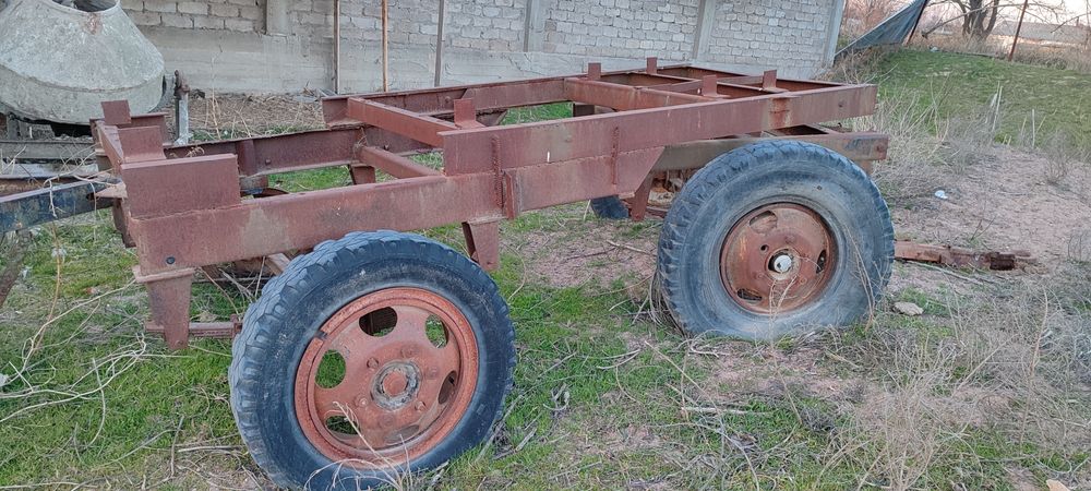 Вагон, УАЗға прицеп, цистерна 2тонна прицепімен