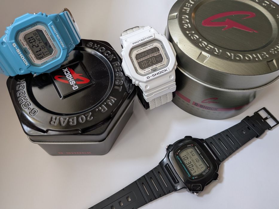 Casio G-Shock G-LIDE – 5600 редки японски модели + Vintage W-740