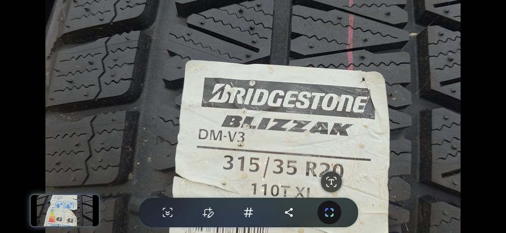 Set de 4 Anvelope Bridgestone blizzak 315 35 r20 si 275 40 r20 pt bmw x5 x6