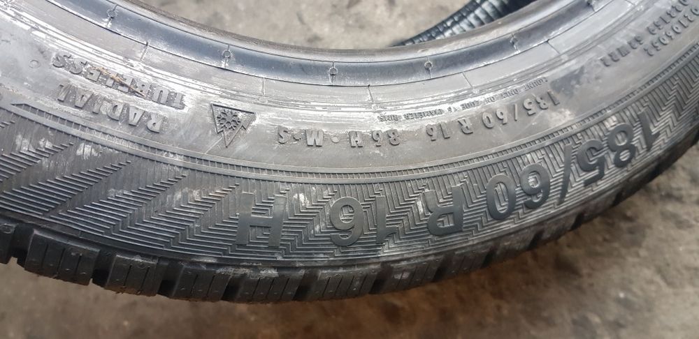 НОВИ ЗИМНИ-16цола-185/60-1бр.-70лв."GISLAVED "