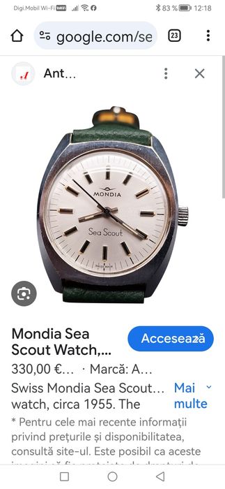 Ceas Mondia Sea Scout - Manual