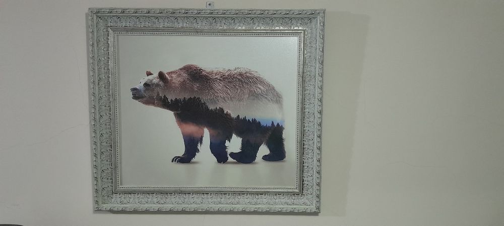 Kartinka  Sipanli xonaga yoki ofes uchun kurtoy bezak