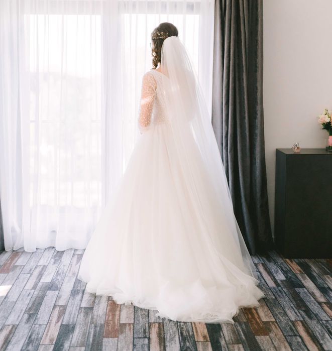 Rochie mireasa + voal