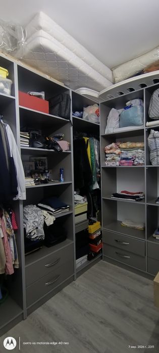 Большой гардеробный шкаф (гардеробная система) 2.40 м — вместительный