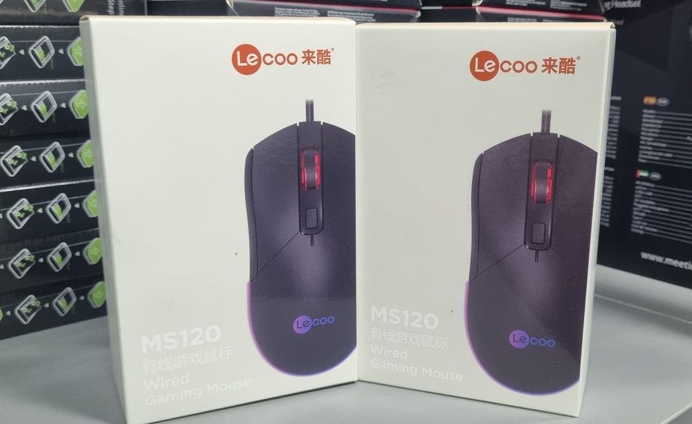 Мышь компьютерная проводная Lecoo MS120