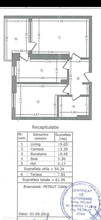 Vand apartament cu 2 camere situat in GranVia Park Lujerului