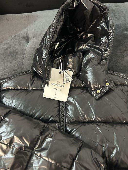 Geacă puffer iarnă L NEAGRĂ LUCIOSĂ – premium , marimea L