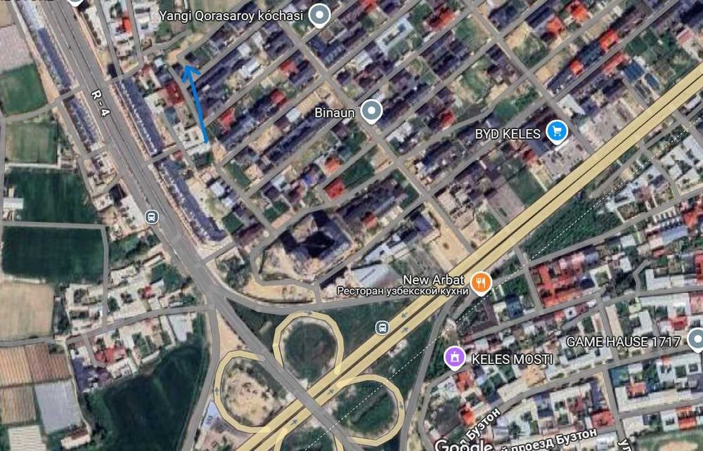 Олмазор тумани бетонкада (ориентир BYD автосалон) 3 сотик ер (12х25)