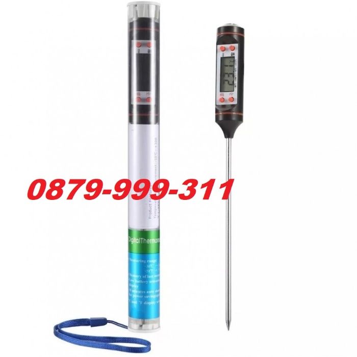 Дигитален Термометър за храни и течности кухненски термометри готвене