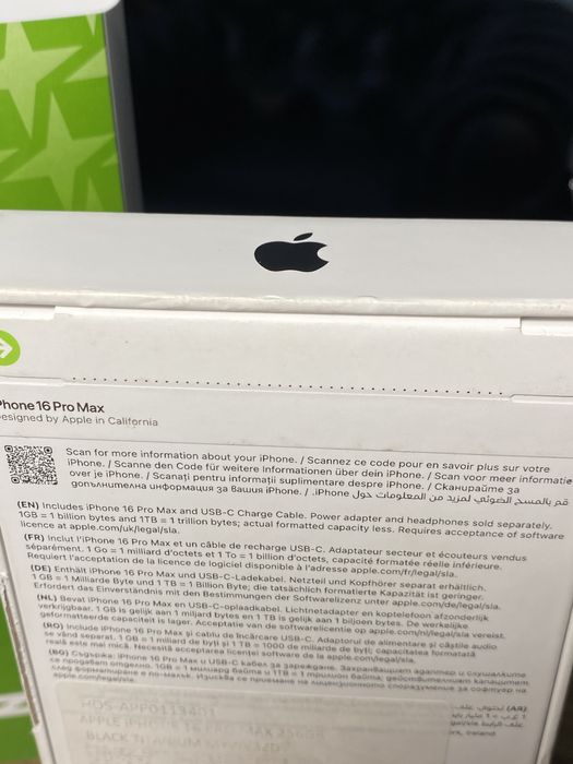 iPhone 16 Pro Max • 256 GB • Black Titanium
