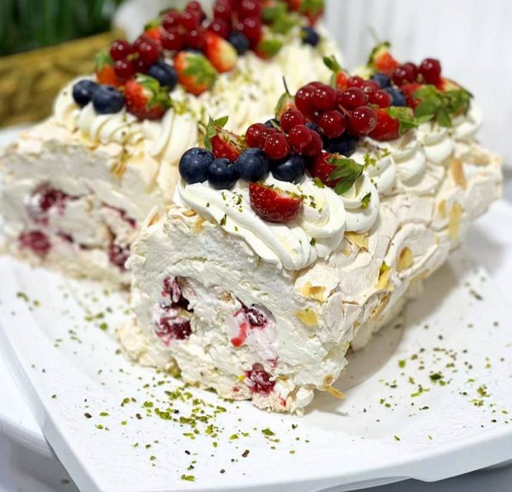 Меренговый рулет